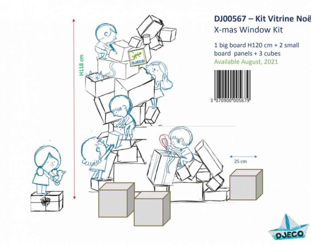 DJECO Vianočný display 2023