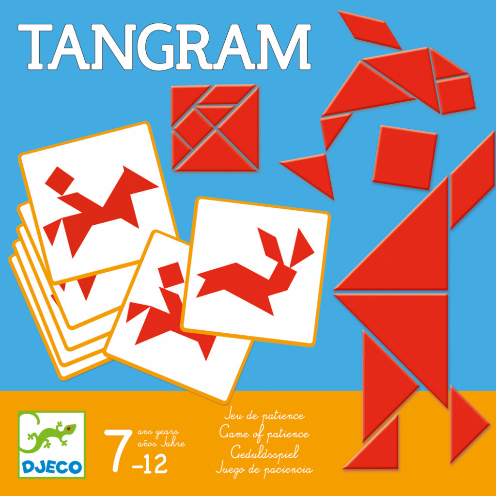 DJECO SOLOGIC: Tangram - hra trpezlivosti (hlavolam) pre jedného hráča