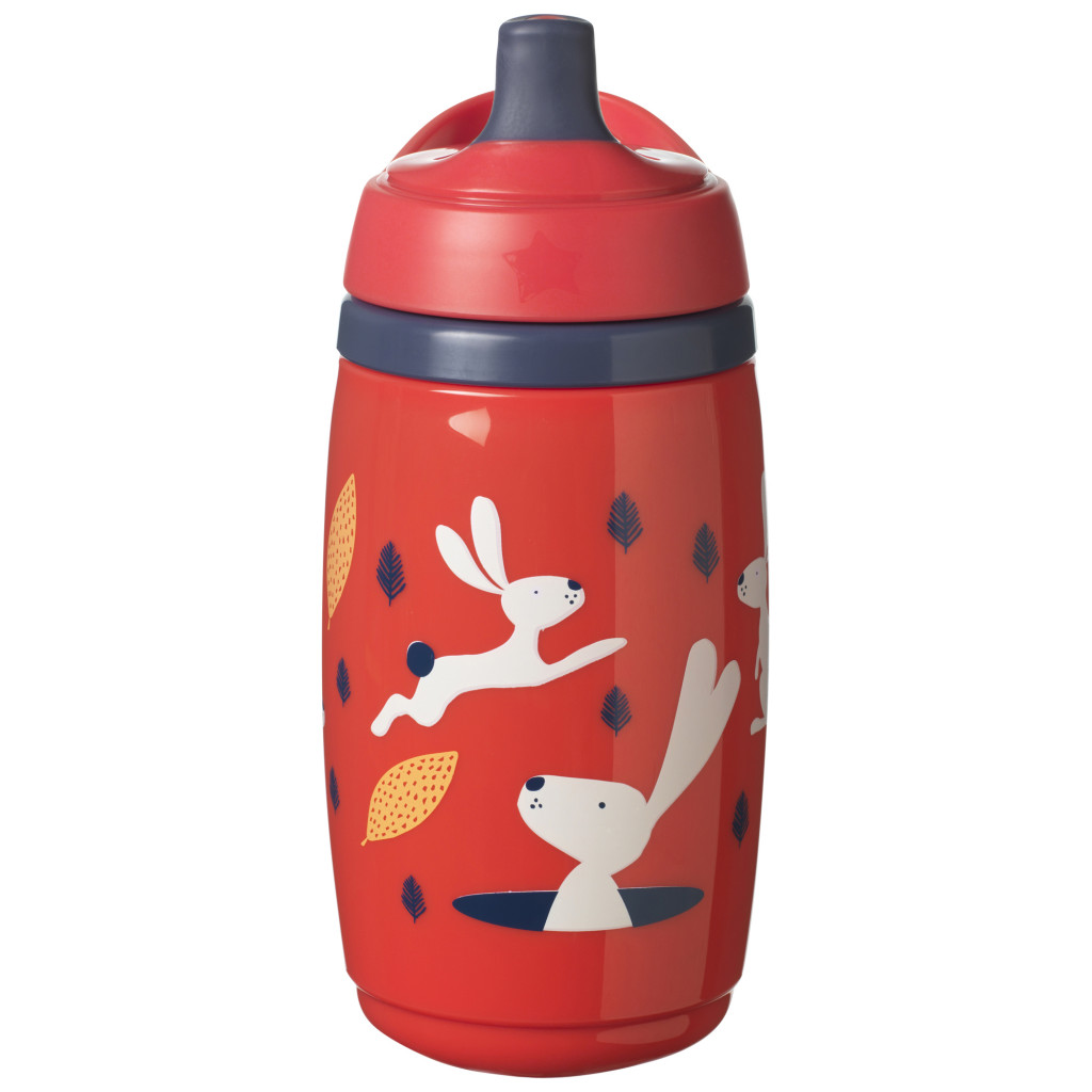 Tommee Tippee Netekoucí termohrnek Superstar sportovní 266ml 12m+ Red