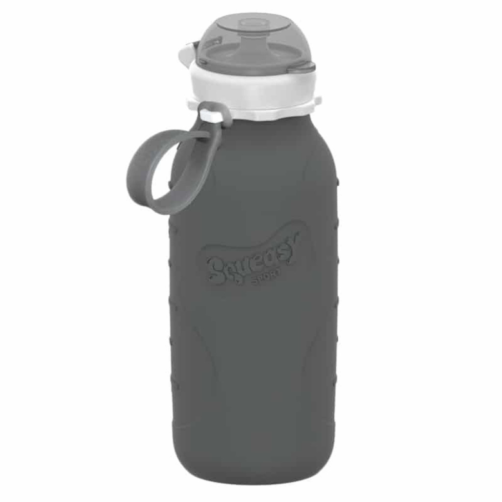 Squeasy Gear Squeasy Gear silikónová fľaša 480ml (sivá)