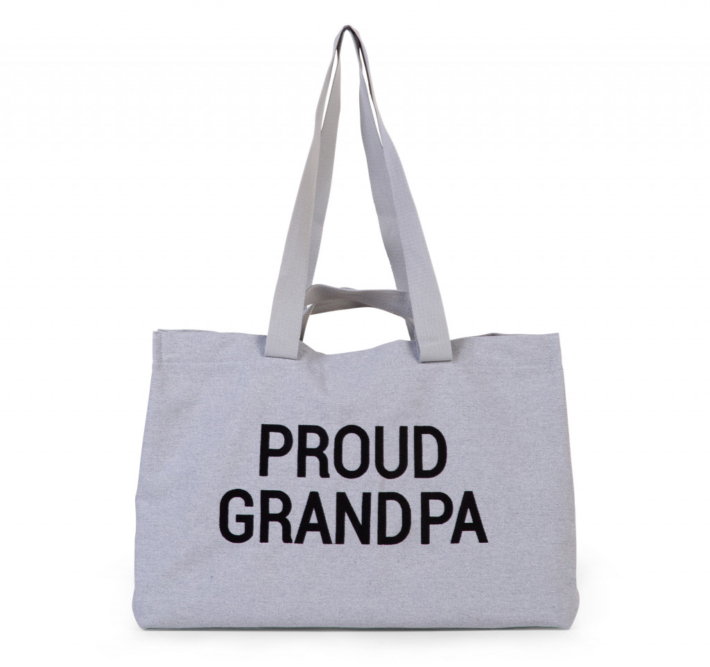 Childhome Cestovní taška Grandpa Canvas Grey