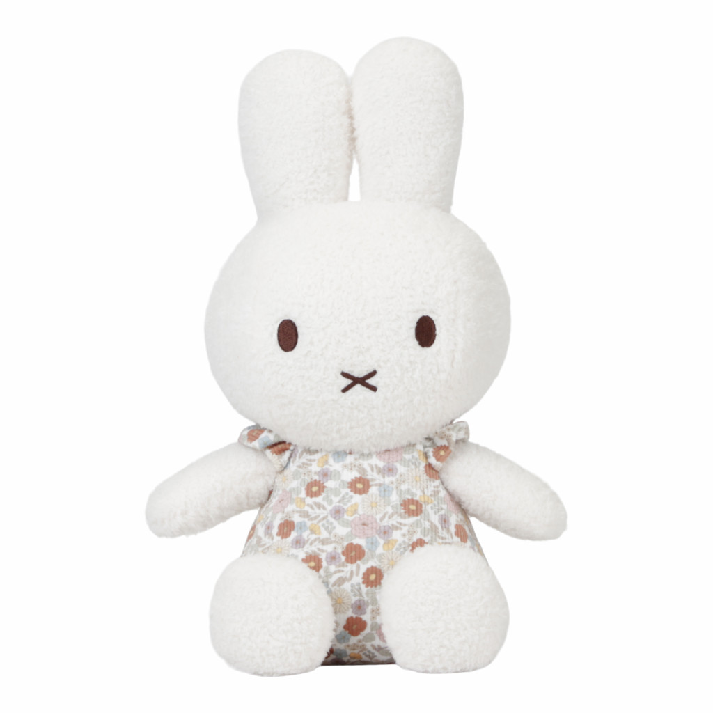 Little Dutch Králíček Miffy plyšový Vintage Kytičky 35 cm