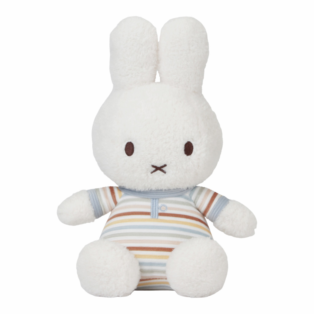 Little Dutch Králíček Miffy plyšový Vintage Proužky 25 cm