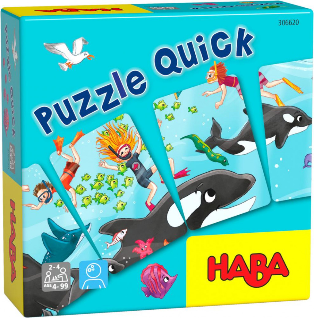 Haba Mini hra pro děti Rychlé puzzle