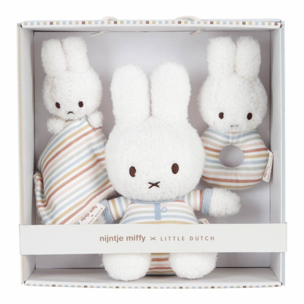 Little Dutch Dárková sada králíček Miffy Vintage Proužky