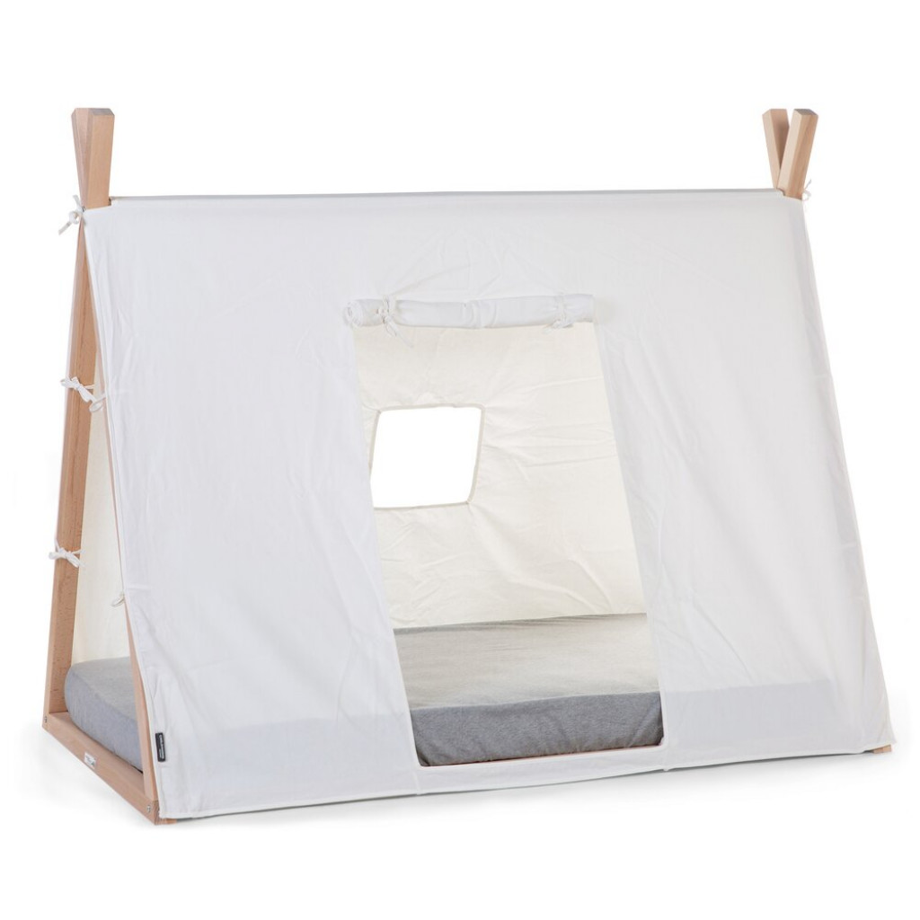 Childhome Textilní potah Tipi White na rám postele stan 70x140cm