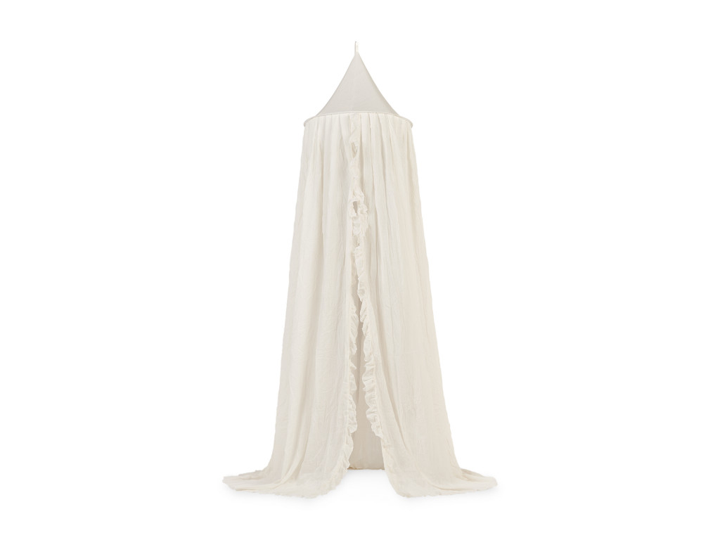 Jollein Nebesa nad postýlku Vintage 245cm Ruffle Ivory