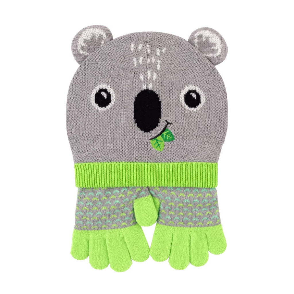 Zoocchini Set čepice a rukavice Koala 1-3r