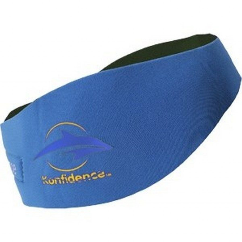 Konfidence Aquaband Neoprenová čelenka Adult 54cm Blue