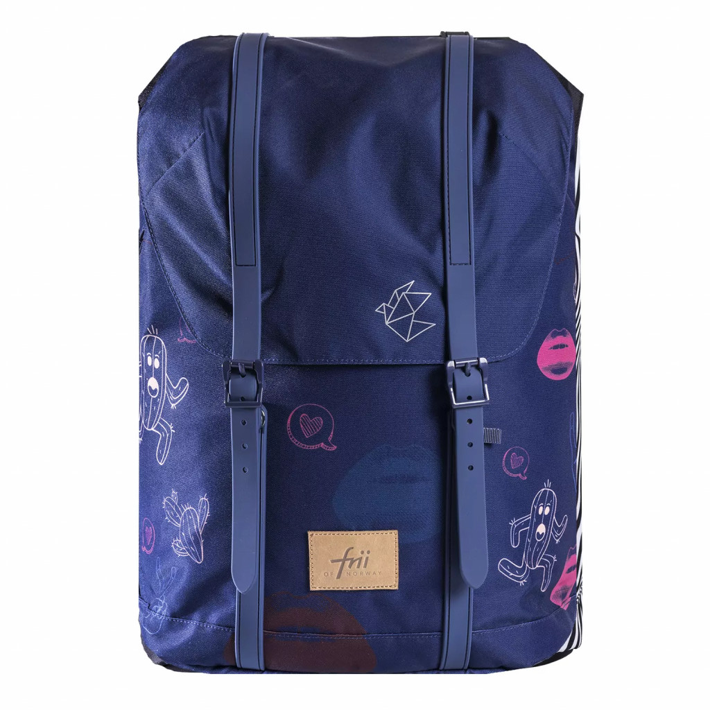 Frii of Norway Ergonomický školní batoh 30L Blue Kiss