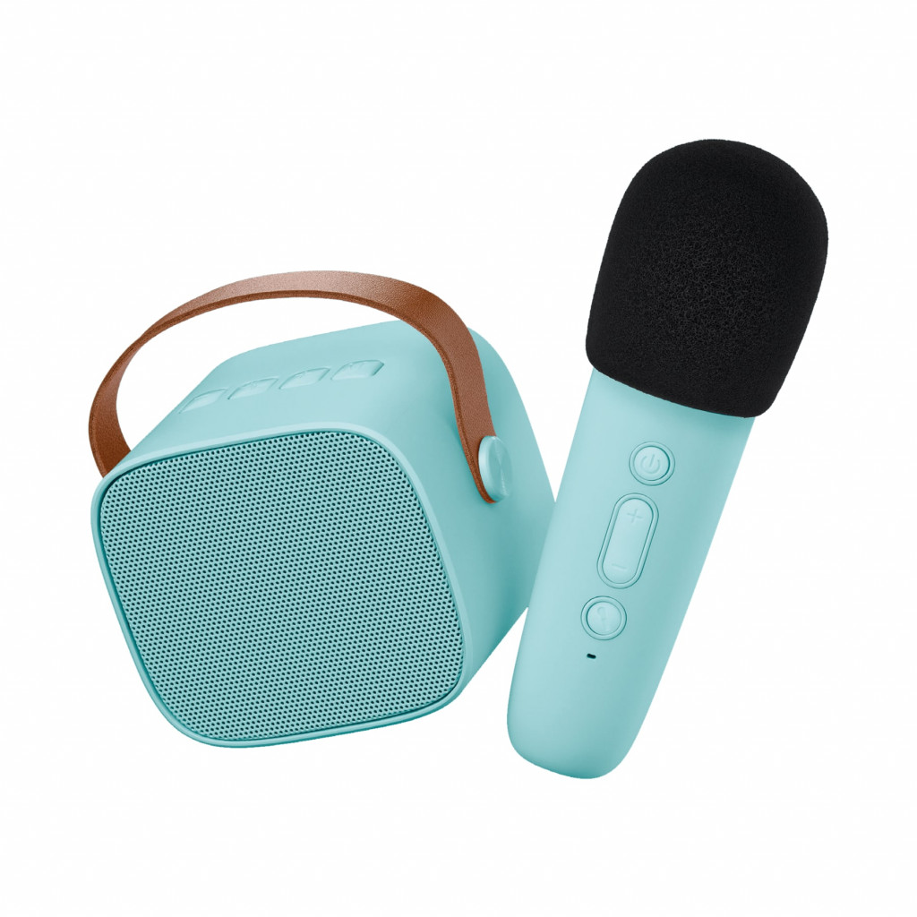 Lalarma Bluetooth Karaoke set Mikrofon a Reproduktor Blue