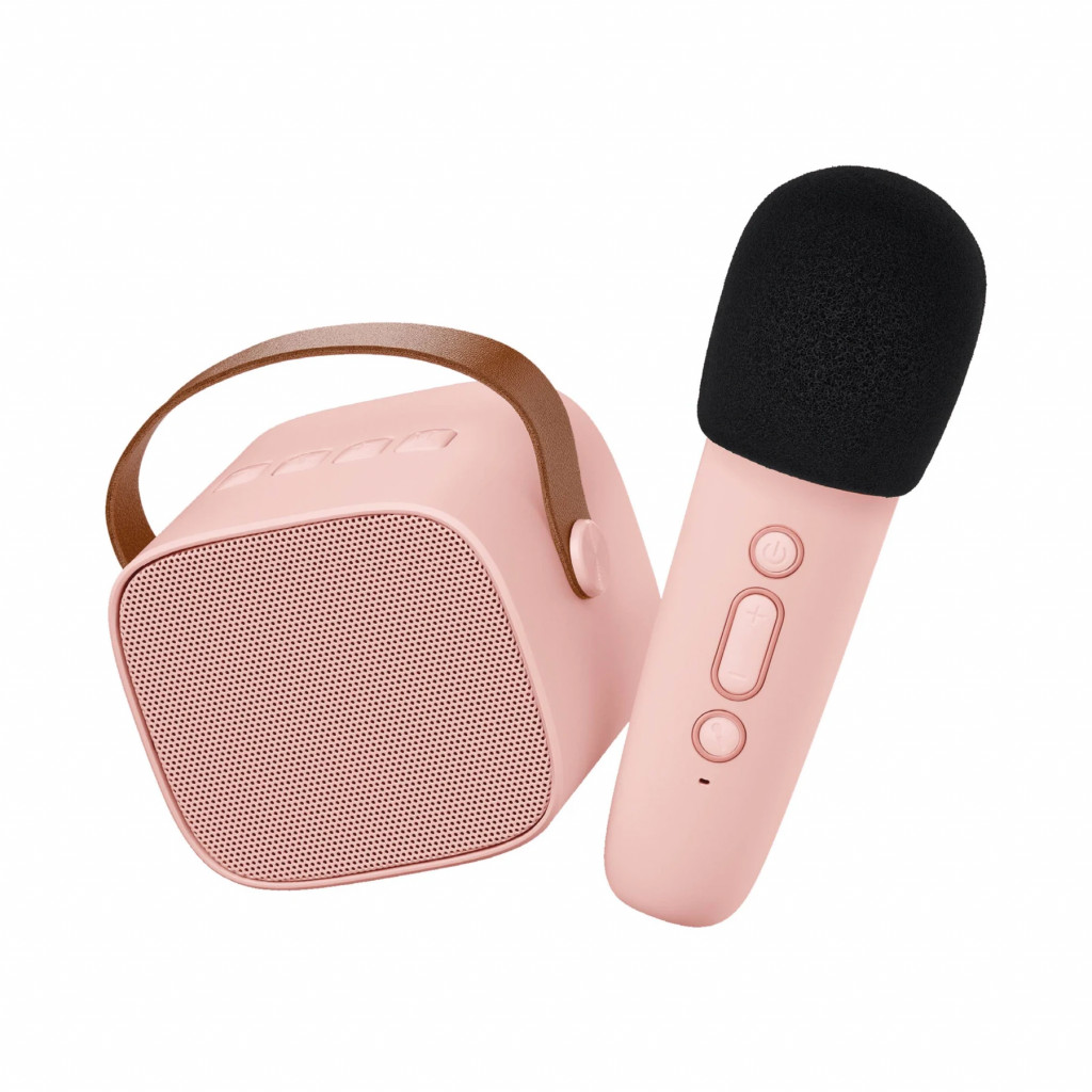 Lalarma Bluetooth Karaoke set Mikrofon a Reproduktor Rose