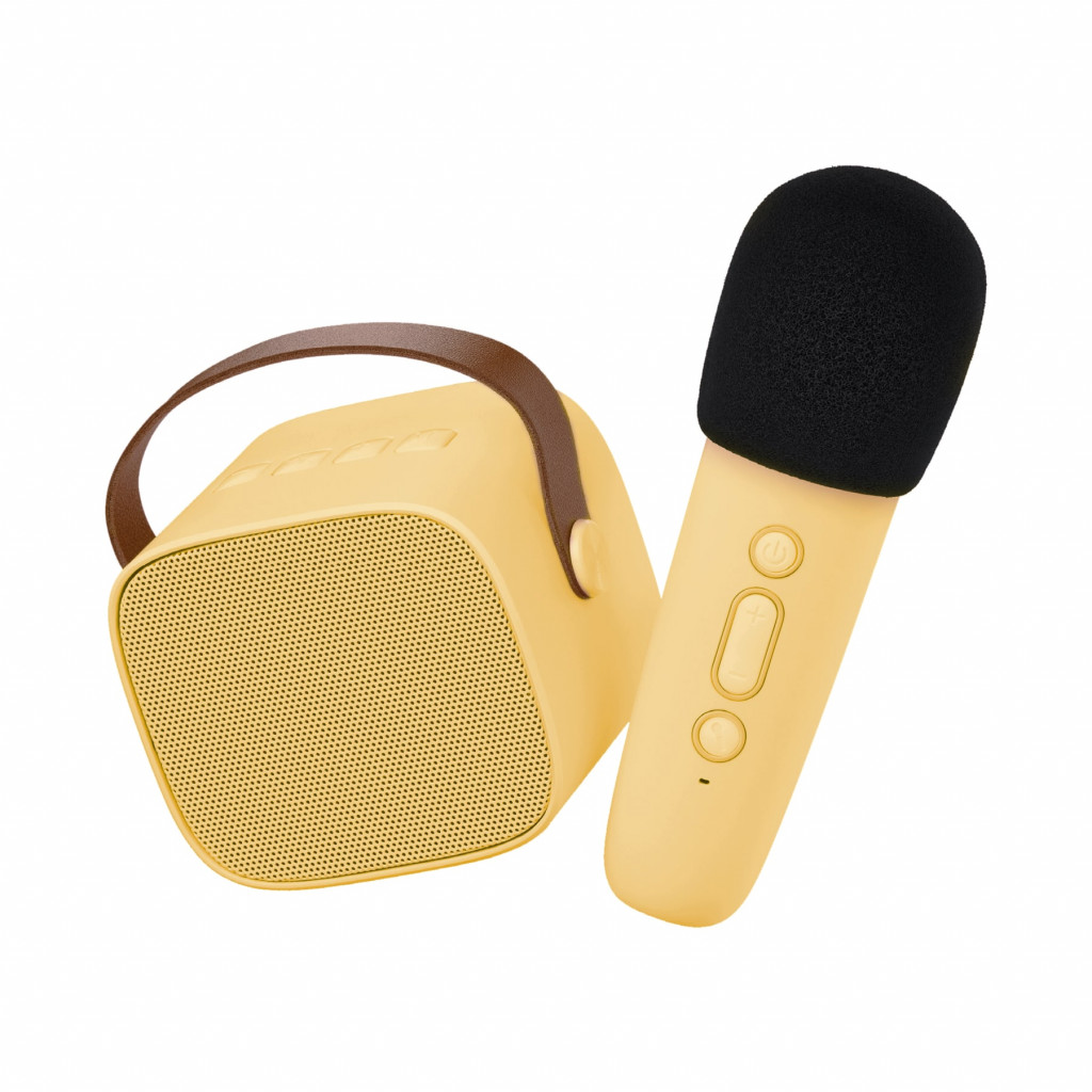 Lalarma Bluetooth Karaoke set Mikrofon a Reproduktor Yellow