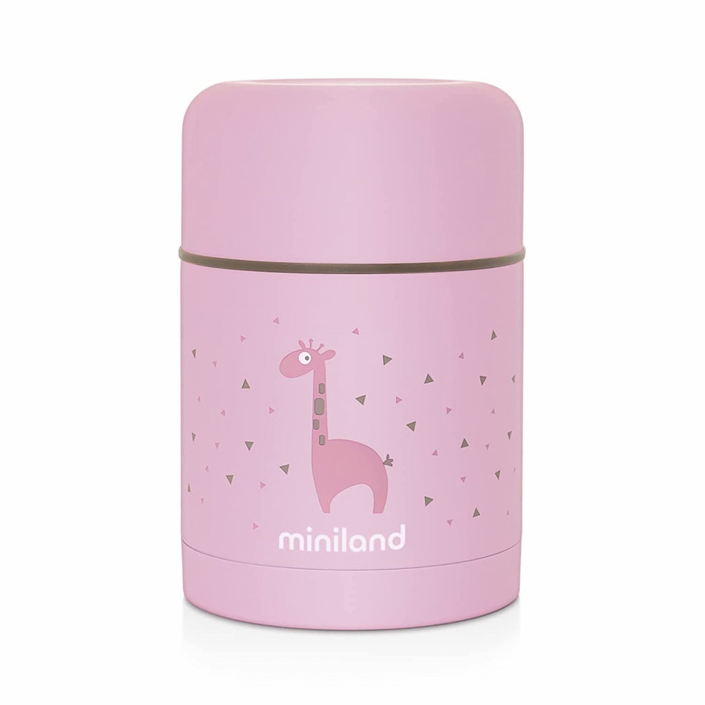 Miniland Termoska Silky na jídlo Pink 600ml