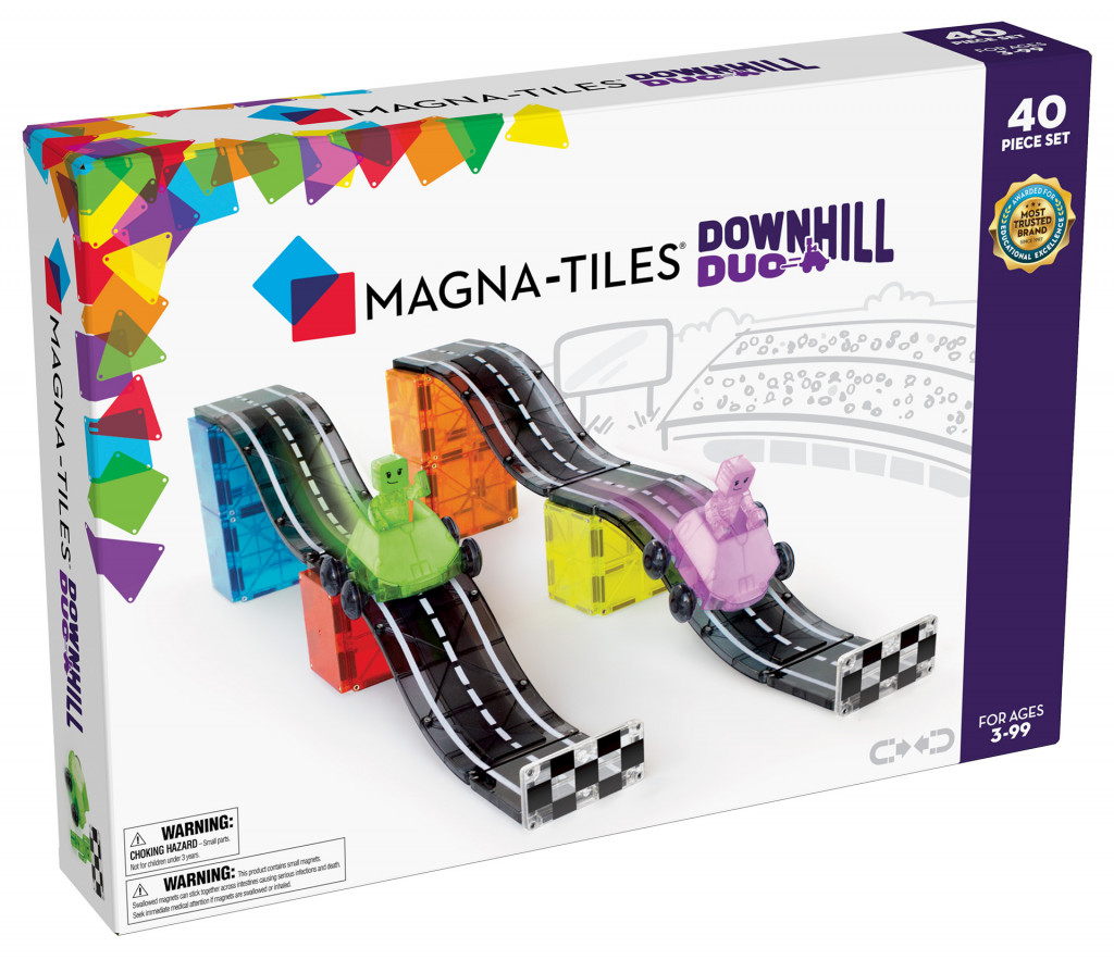 Magna-Tiles Magnetická stavebnice Downhill Duo 40 dílů