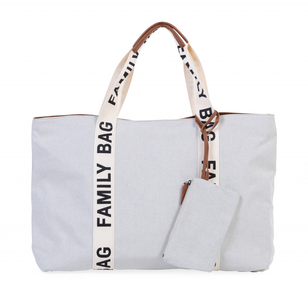 Childhome Cestovní taška Family Bag Canvas Off White