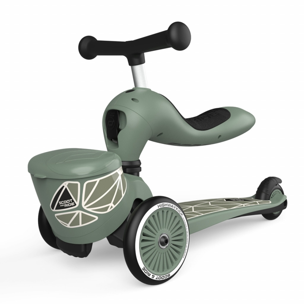 Scoot&Ride Kolobežka Highwaykick 1 Lifestyle green line