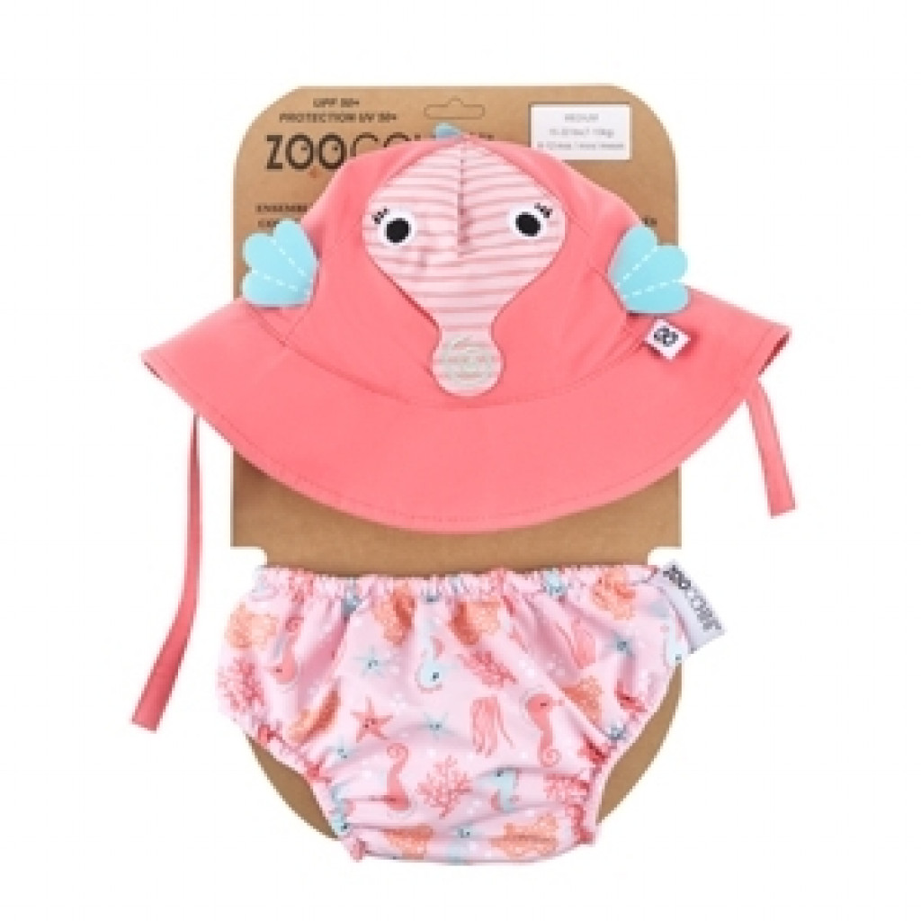 Zoocchini UV Set klobouček a plavky Mořský koník 12 - 24 m