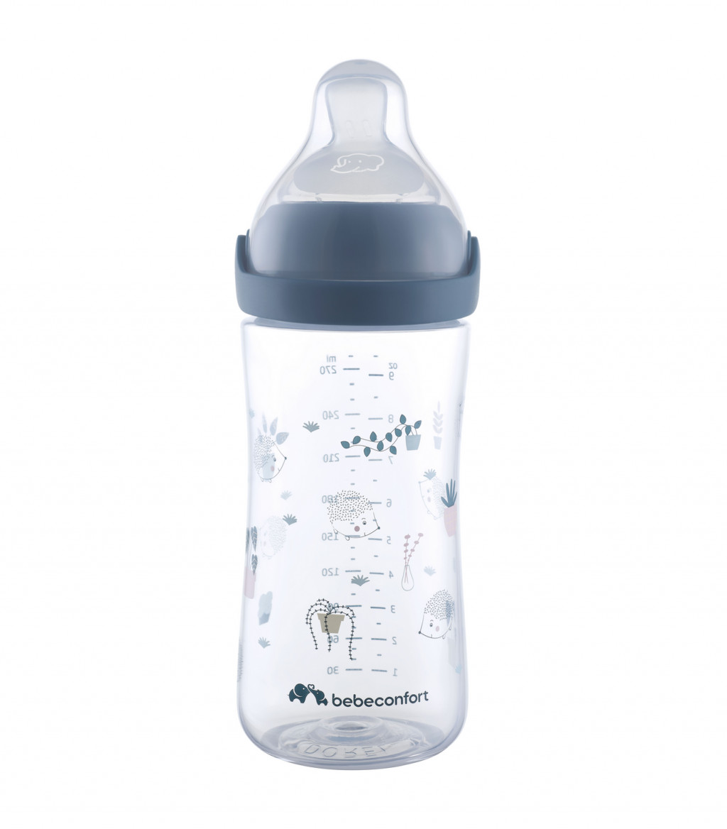 Bebeconfort Kojenecká láhev Emotion Physio 270ml 0-12m+ Blue