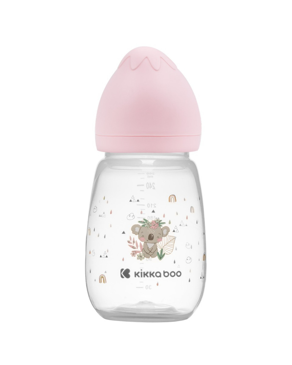 KikkaBoo Kojenecká láhev 260ml 3m+ Savanna Pink