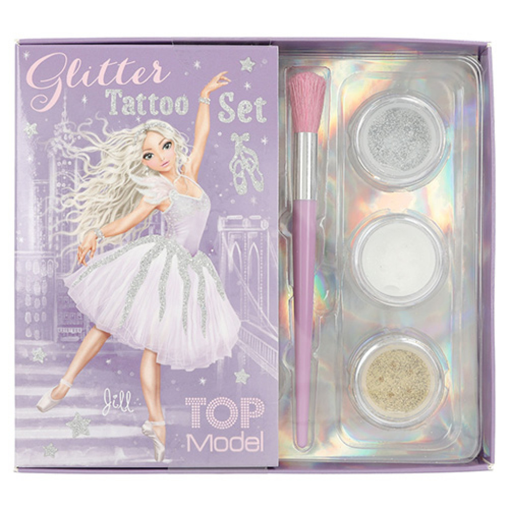 Top Model Glitter Tattoo Set - Jill