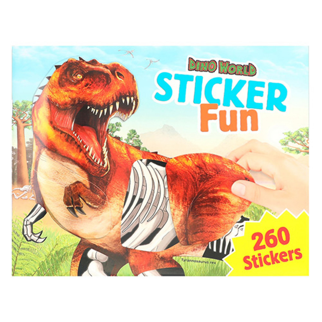 Dino World Sticer Fun, 260 samolepek