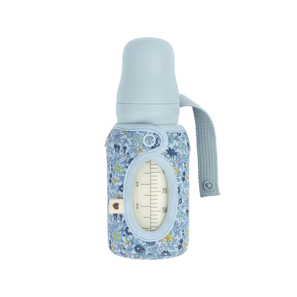 BIBS BIBS x Liberty obal na fľašu malý (Baby Blue)