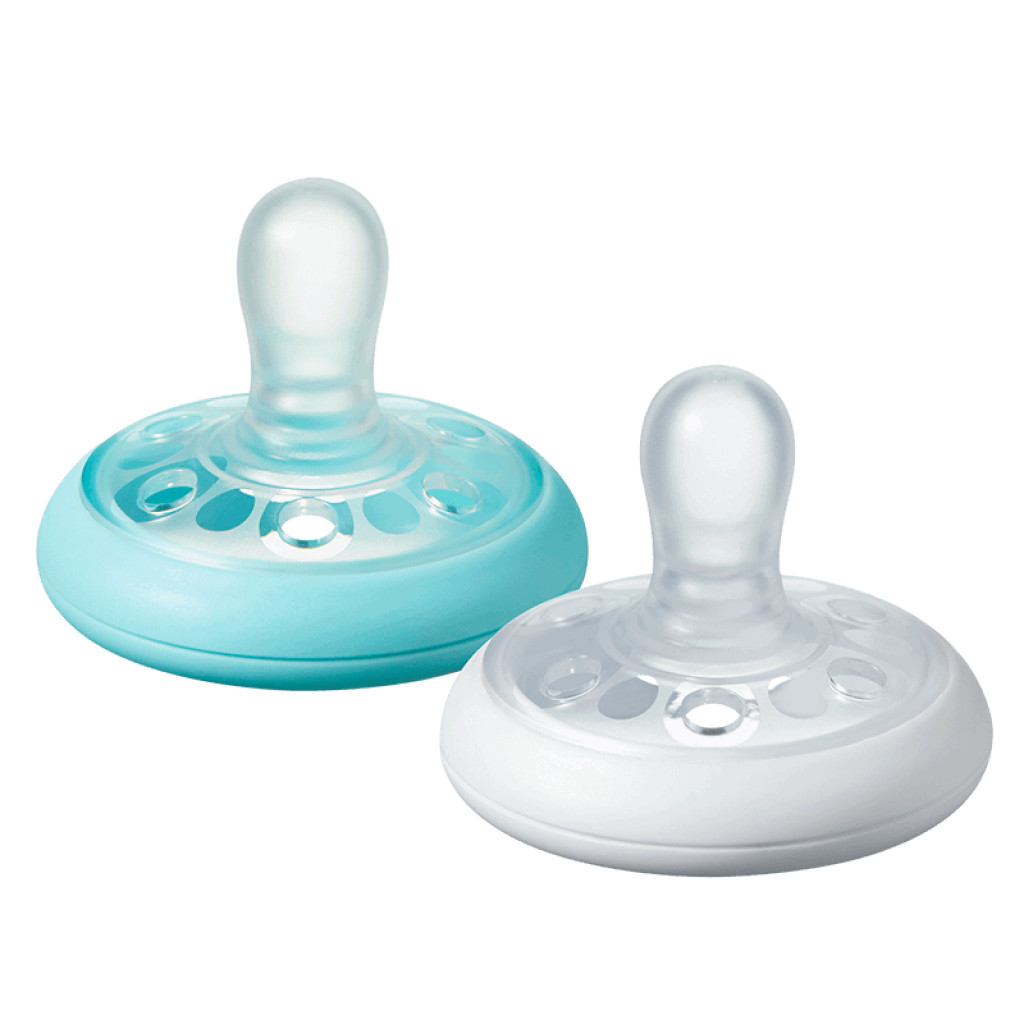 Tommee Tippee Šidítko C2N silikon Natural 2ks 6-18m