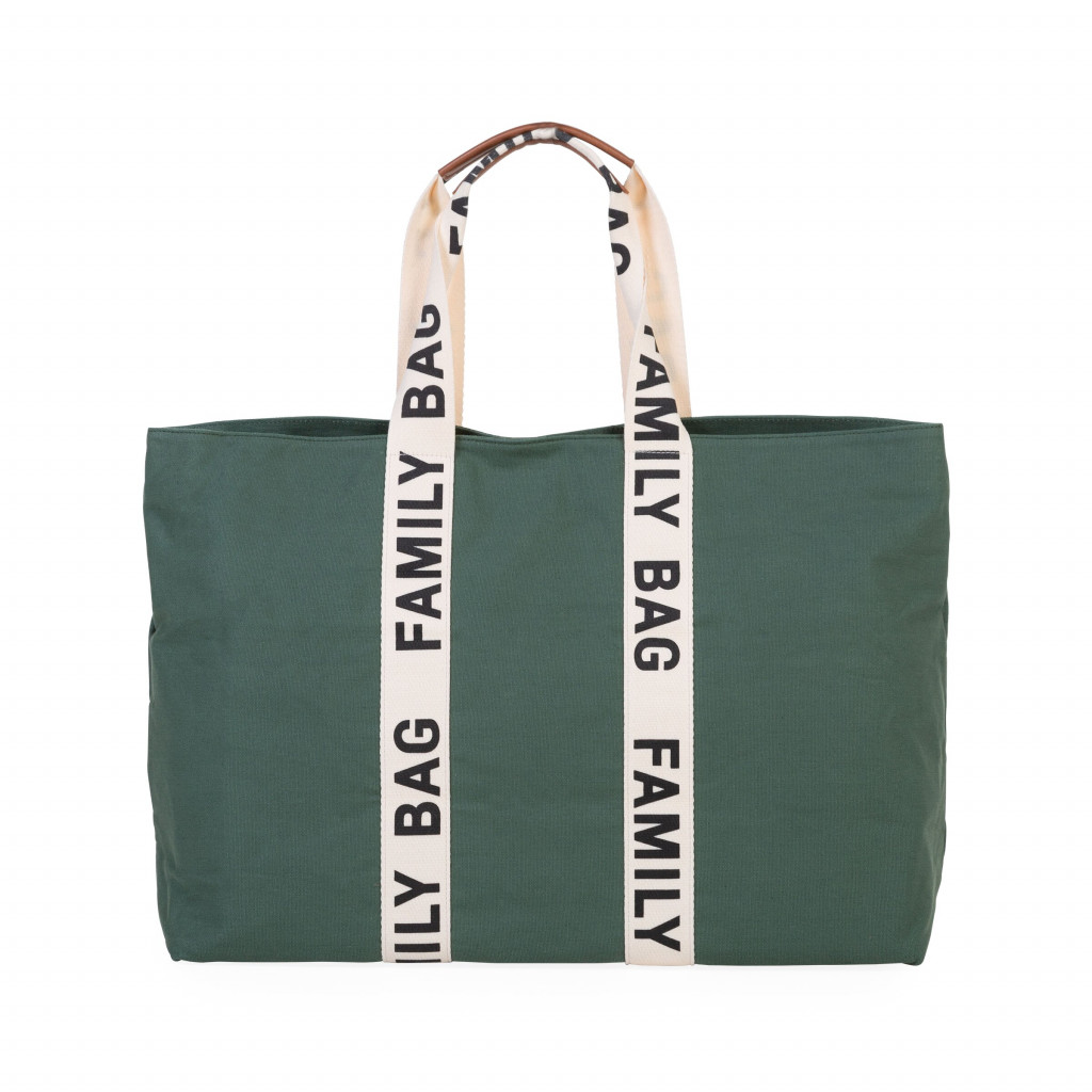 Childhome Cestovní taška Family Bag Canvas Green