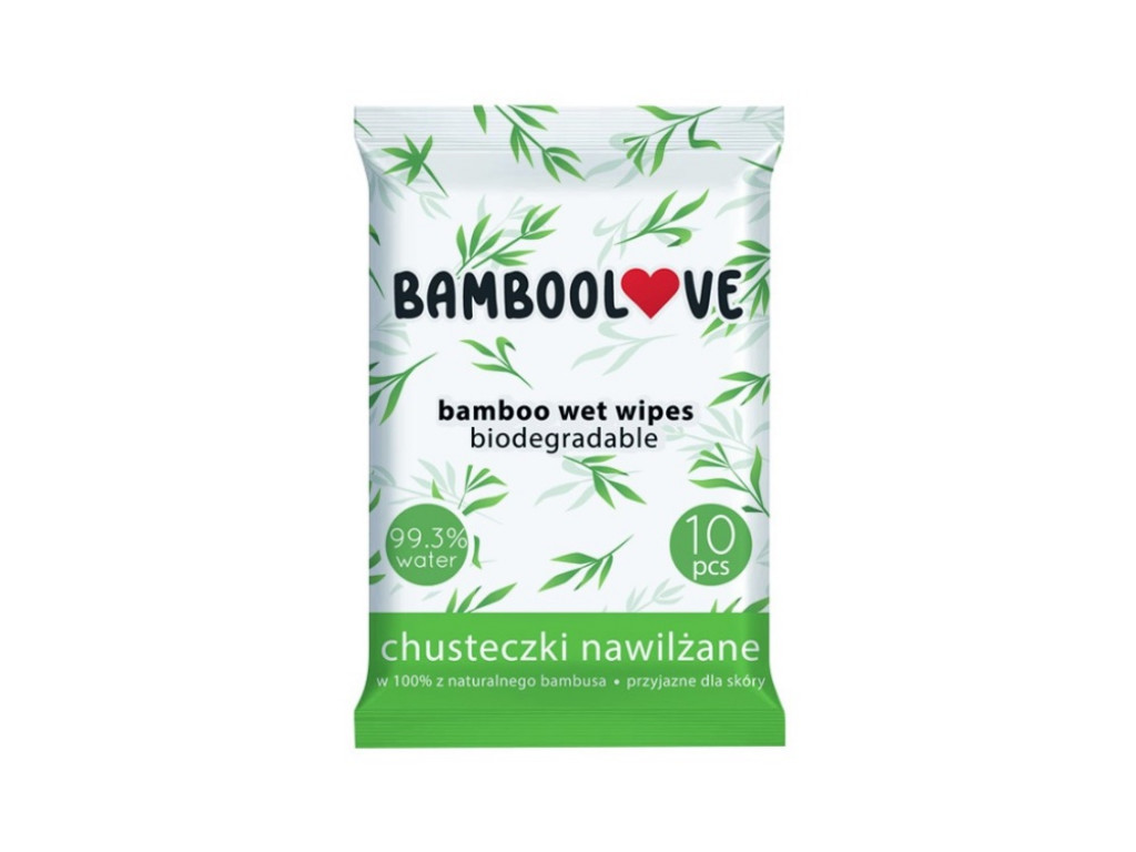 Bamboolove Vlhčené ubrousky bambus 10 ks