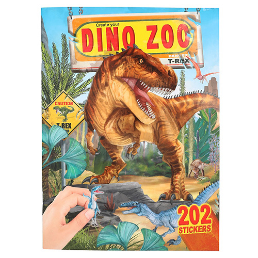 Dino World Create Your Dino Zoo, 202 samolepek