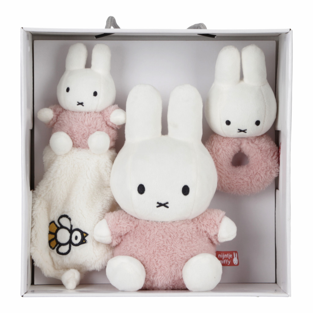 Little Dutch Dárková sada králíček Miffy Fluffy Pink