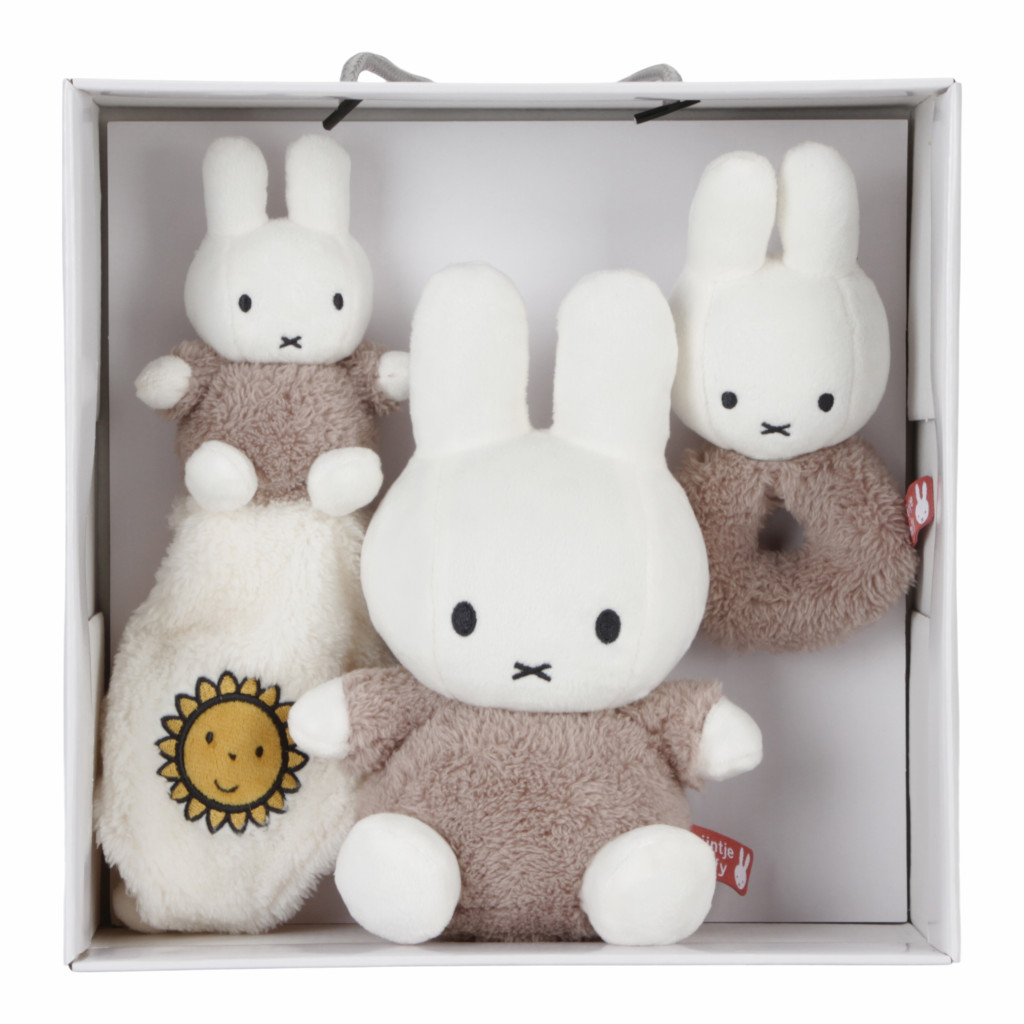 Little Dutch Dárková sada králíček Miffy Fluffy Taupe