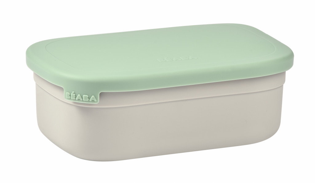 Beaba Svačinový box nerez Velvet Grey / Sage Green