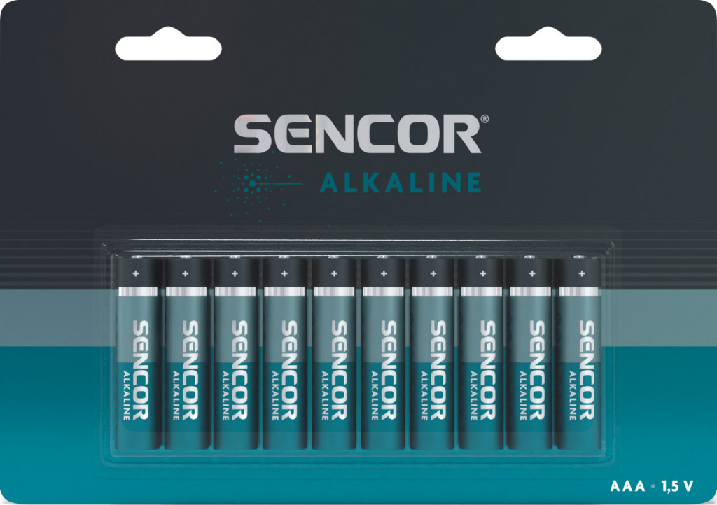 Sencor Alkalické baterie AAA 10 ks