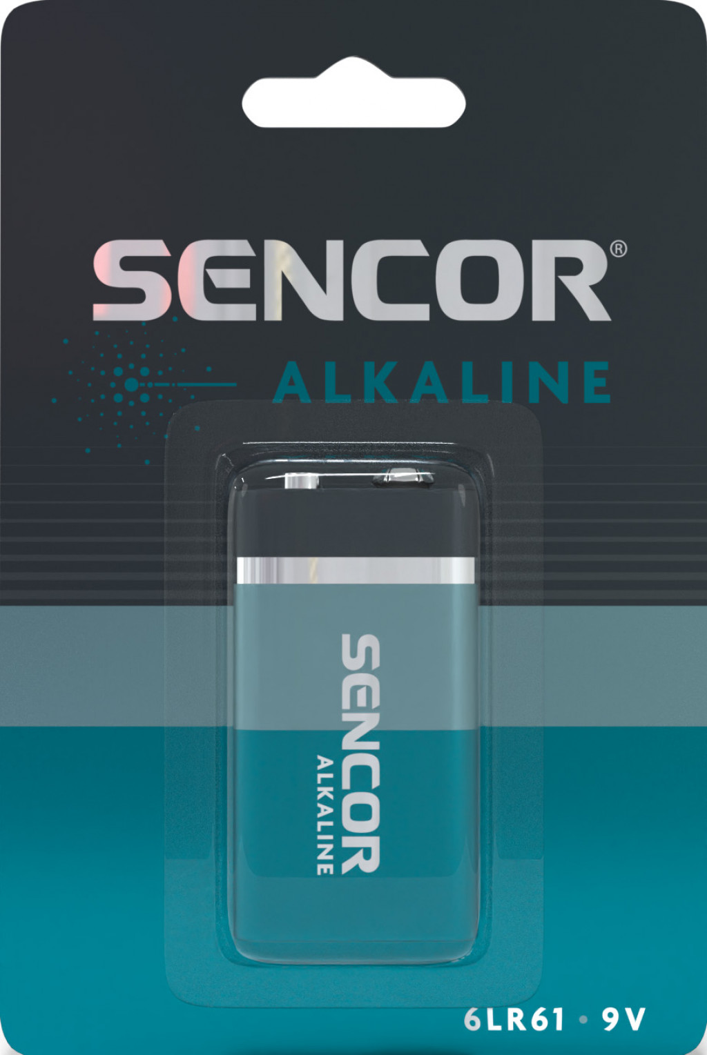 Sencor Alkalická baterie 9V 1 ks