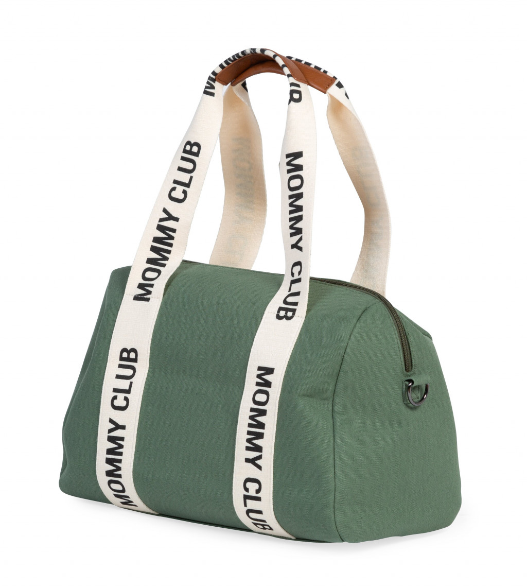 Childhome Přebalovací taška Mommy Club Signature Canvas Green