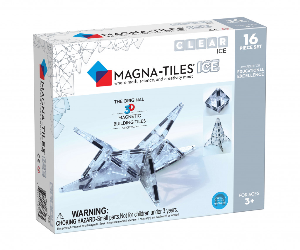 Magna-Tiles Magnetická stavebnice Ice 16 dílů