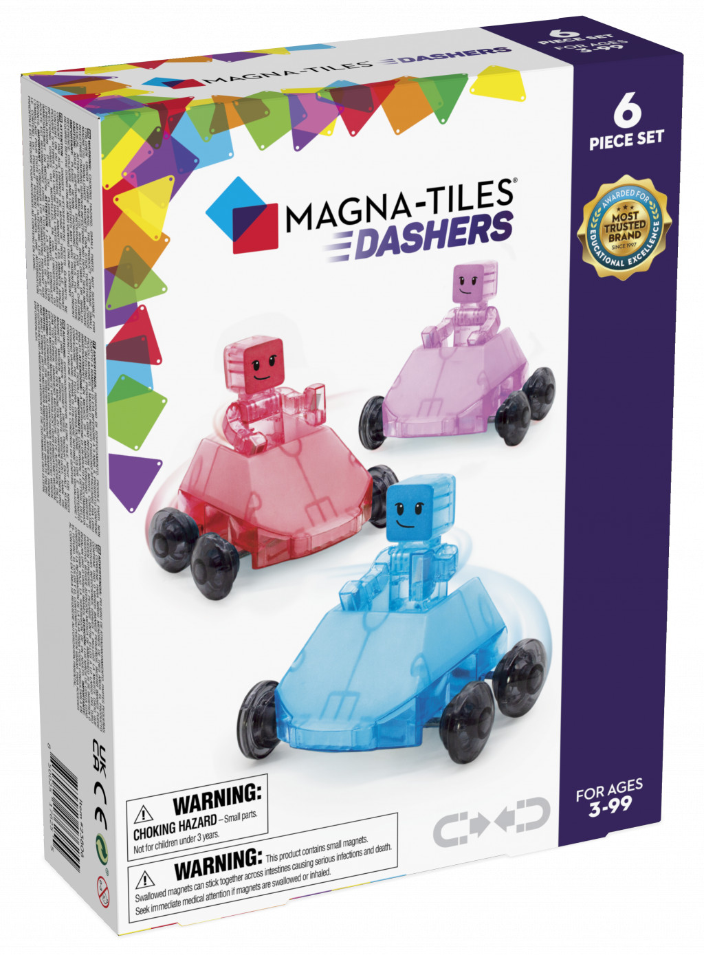 Magna-Tiles Magnetická stavebnice Dashers 6 dílů