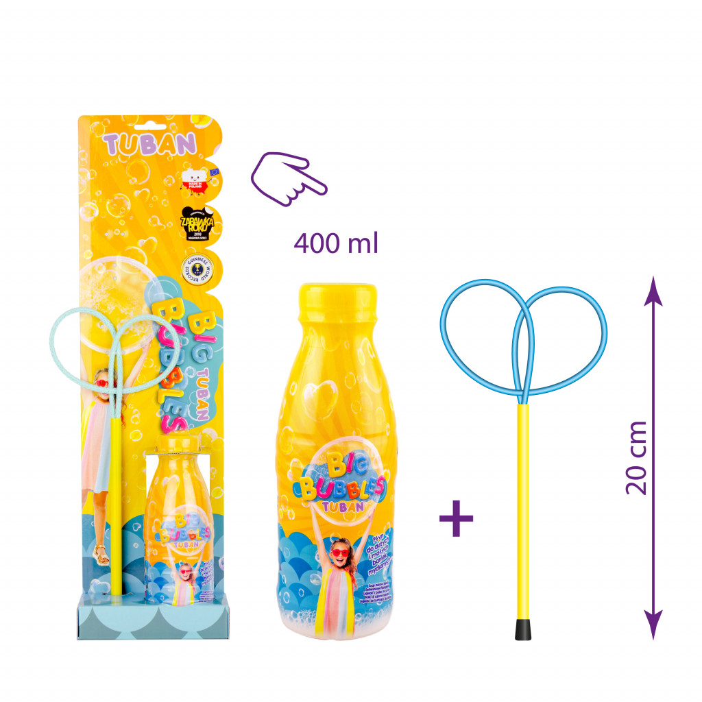 TUBAN Sada Obruč na bubliny Mini Butterfly + tekutina 400 ml