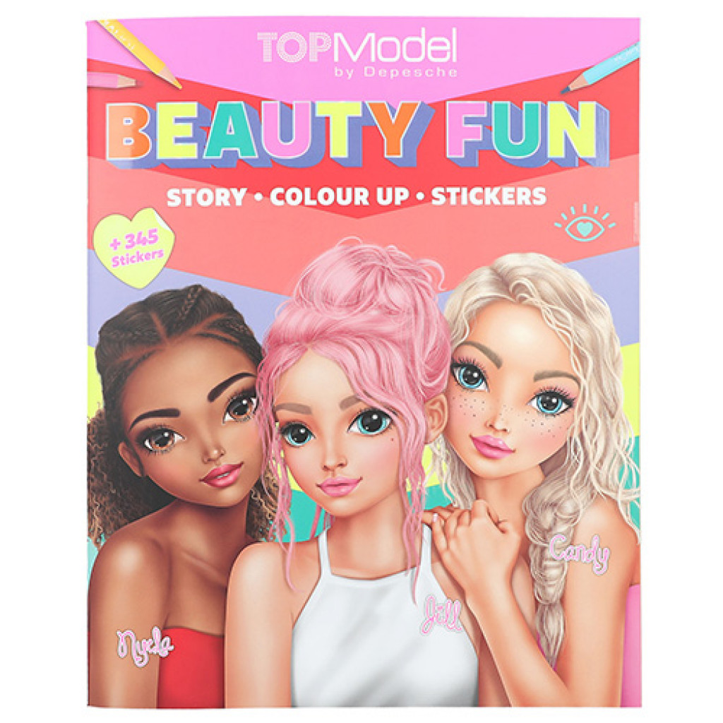 Top Model Top Model Beauty Fun, 345 samolepek