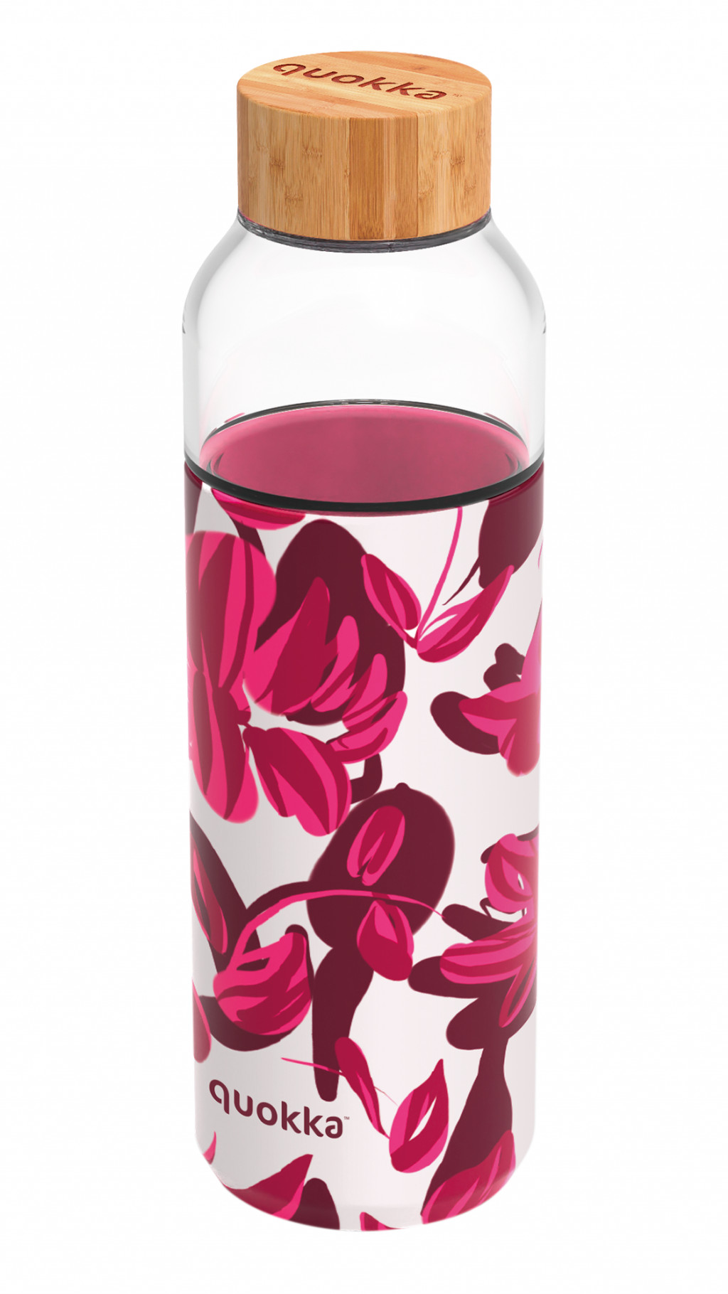 Quokka Skleněná láhev Flow Crimson Spring 660 ml