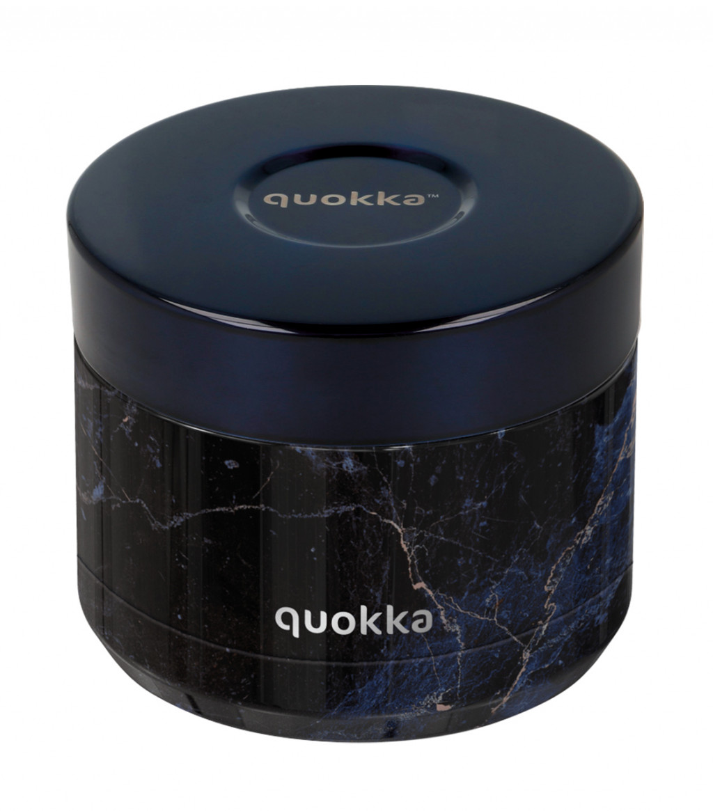 Quokka Termoska na jídlo Whim Black Marble 360 ml