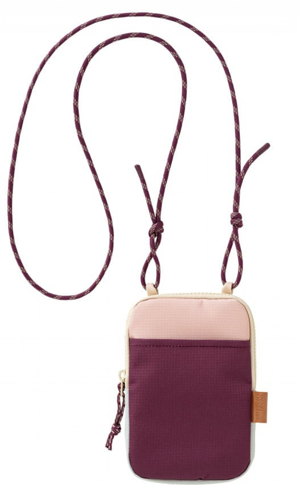 Fresk Outdoorová crossbody taška - dusty orchid