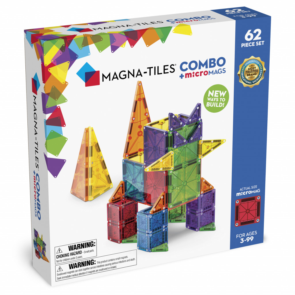 Magna-Tiles Magnetická stavebnice Combo 62 dílů