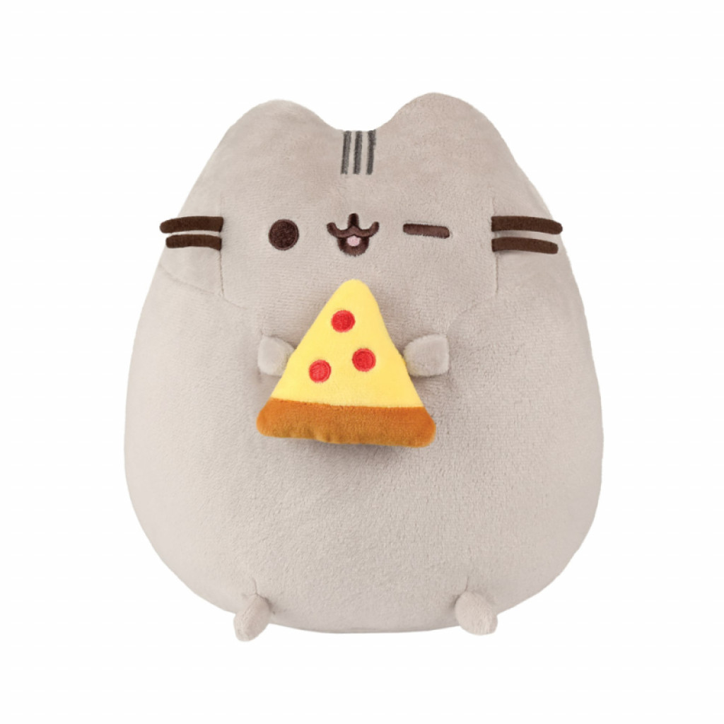 Aurora Plyšová mačička Pusheen s pizzou - Pusheen - 26 cm