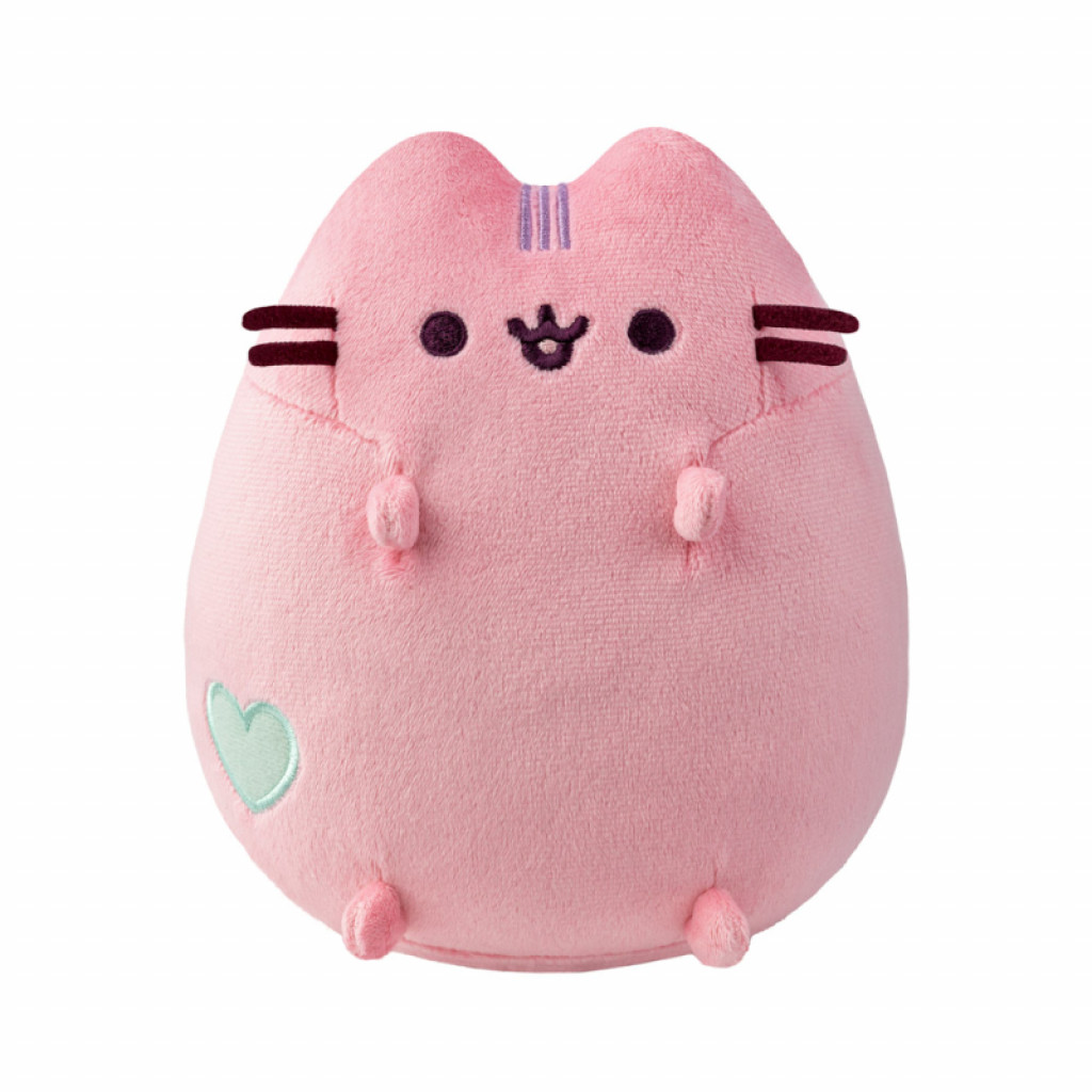 Aurora Plyšová Pusheen ružová so srdiečkom - Pusheen - 17,5 cm