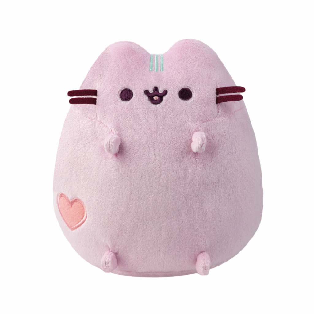 Aurora Plyšová Pusheen fialová so srdiečkom - Pusheen - 17,5 cm