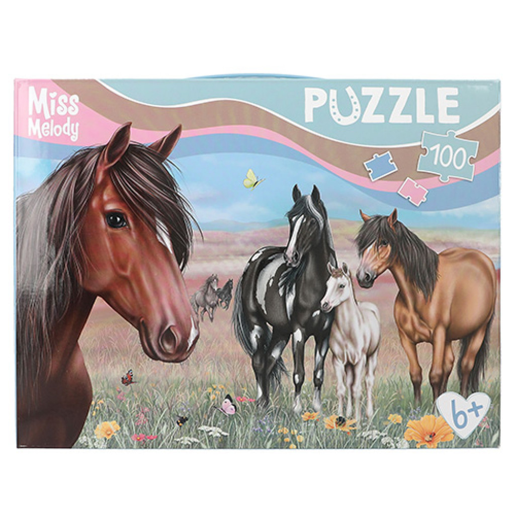 Miss Melody Puzzle pro děti Miss Melody, 100 dílků, věk 6+