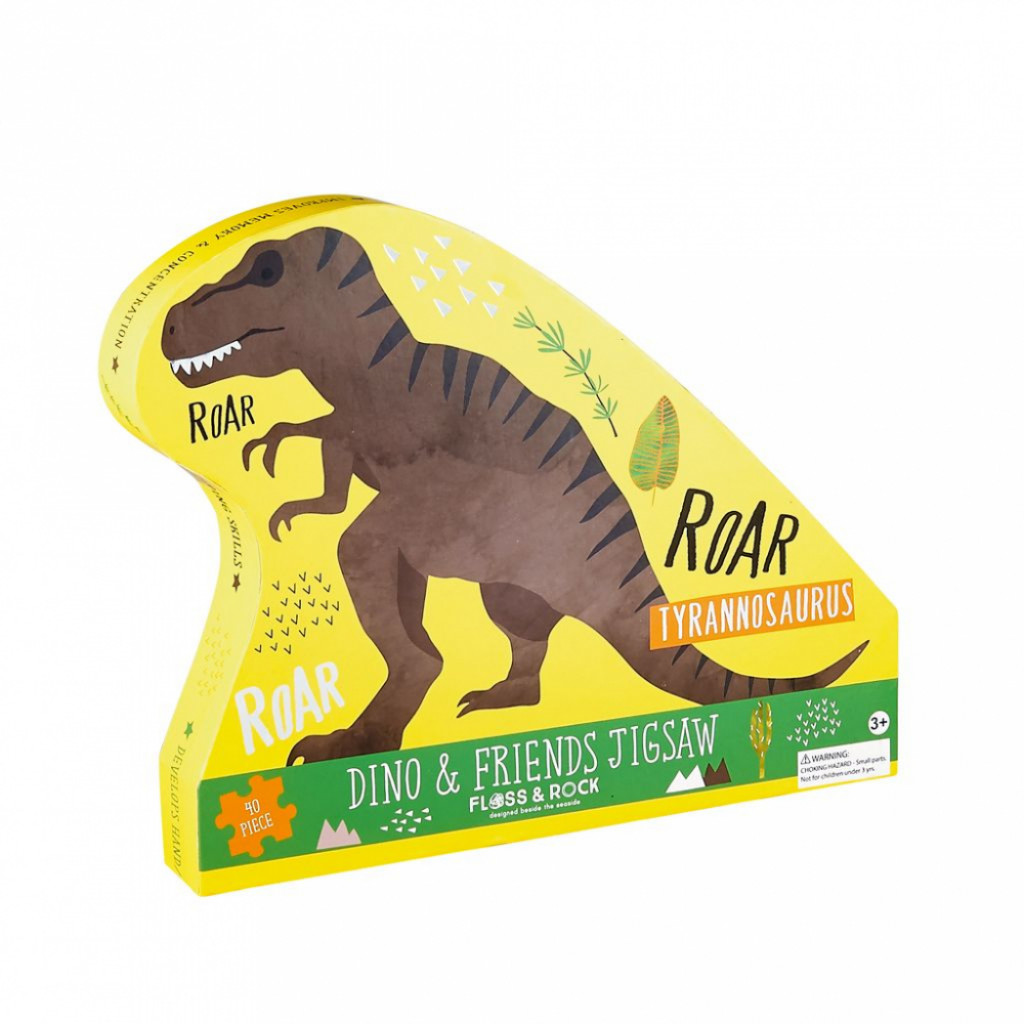 Floss&Rock Floss & Rock Puzzle Dinosaurus 40ks